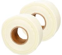 KOTARBAU Lot de 2 bandes couvre-joints 50 mm x 45 m en fibre de verre pour plaques de plâtre cartonnées