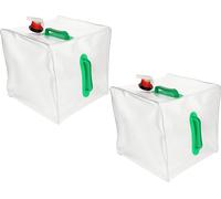 KOTARBAU® Lot de 2 bidons à eau pliables avec poignée et robinet verseur 20 L