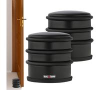 KOTARBAU® Lot de 2 Butoirs de porte pour portes Dégagés Butoir de porte Haut Noir