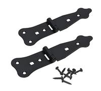 KOTARBAU® Lot de 2 charnières de portail étroites - 170 mm - Élégantes - Qualité supérieure - Pentures croisées - Pour portail de jardin