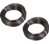 KOTARBAU® Lot de 2 fils de coupe-herbe renforcés 1,6 mm x 15m (30m) Bobine de fil pour débroussailleuses Professionnel
