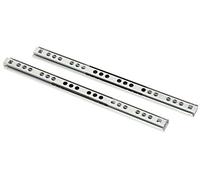 KOTARBAU Lot de 2 glissières à billes de tiroir, 215 mm/17 mm, à sortie partielle, coulissantes