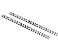 KOTARBAU® Lot de 2 glissières à billes télescopiques avec fermeture amortie SoftClose (L-278)