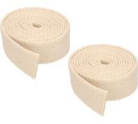 KOTARBAU® Lot de 2 mèches plates pour lampes à huile 20mm 1m coton pour lampes flambeaux de jardin Lanternes tempête
