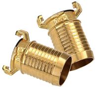 KOTARBAU® Lot de 2 raccords rapides 1 1/2" Système Geka avec diamètre 38 mm pour tuyau d'arrosage