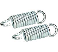KOTARBAU® Lot de 2 ressorts pivotants pour balançoire, fauteuil suspendu, hamac, 7 mm, 10 tours galvanisés