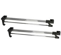 KOTARBAU® Lot de 2 solides tringles à vêtements extensibles pour armoire, 400 mm