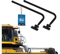 KOTARBAU® Lot de 2 supports de rétroviseur 40 x 15 cm bras de rétroviseur courbé pour rétroviseur extérieur tracteur caravane support de rétroviseur bras de rétroviseur voiture universel camion pellet