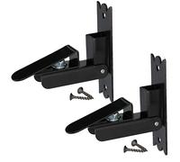 KOTARBAU® Lot de 2 supports de volet de fenêtre - Solution fonctionnelle pour différentes situations - Fermeture automatique - Noir