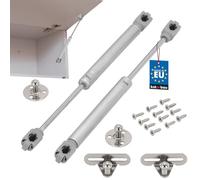 KOTARBAU® Lot de 2 vérins à gaz argentés - Amortisseurs de porte - Amortisseurs de porte - Amortisseurs de porte - Amortisseurs de porte - Amortisseur de porte - 150 N