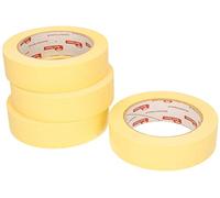 KOTARBAU® Lot de 20 Rubans de Masquage 30 mm x 50 m Ruban de Protection Autocollant Jaune pour Travaux de Peinture