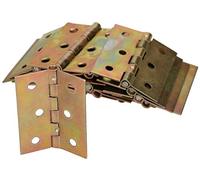 KOTARBAU Lot de 25 charnières roulées pour meuble - 50 x 40 mm - Toutes les tailles - Galvanisées - Charnières de porte