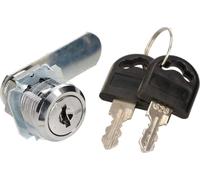 KOTARBAU® Lot de 25 serrures de boîte aux lettres S'entrouvrant Tous les cylindres à levier de 25 mm Cylindre de remplacement Serrure de porte Serrure de meuble Serrure de coffre Casiers
