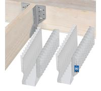 KOTARBAU® Lot de 25 supports en "U" en bois pour construction extérieure - Connecteurs de poutres type A 100 mm