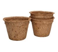 KOTARBAU Lot de 3 Pots de Fleurs en Noix de Coco 12 x 90 cm
