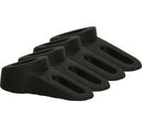 KOTARBAU® Lot de 4 Butoirs de porte pour fenêtres et portes Double face Butoir de porte Noir