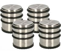 KOTARBAU® Lot de 4 Butoirs de porte pour portes Dégagés Butoir de porte Haut Argent