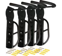 KOTARBAU® Lot de 4 supports muraux pour vélo 30 kg Suspension de vélo pour montage mural, support mural pour vélo pour le garage