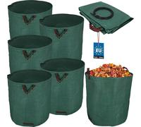KOTARBAU® Lot de 5 sacs à déchets de jardin Benne à mortier 635 L Sac à plantes Sac à feuilles Sac à déchets de jardin Sac & conteneur Sacs à déchets de jardin Tontes de gazon pour déchets de jardin S