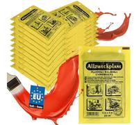 KOTARBAU® Lot de 50 films de protection 4x5m Film anti-poussière fort Film de construction Bâche plastique Bâche de peinture à usage général Film de peinture pour rénovation et déménagement