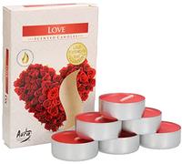 KOTARBAU® Lot de 6 bougies chauffe-plat parfumées Love - Durée de combustion : 4 heures
