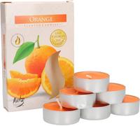 KOTARBAU® Lot de 6 bougies parfumées Bougies chauffe-plat Orange Durée de combustion 4 heures