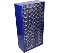 KOTARBAU® Magasin de petites pièces en métal 55K2M Coffret de tri Boîte de pièces Boîte de rangement pour petites pièces Bleu foncé