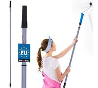 KOTARBAU® Manche télescopique 1,5m - 3m Manche télescopique avec support pour rouleaux de peintre
