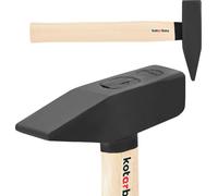 KOTARBAU® Marteau 0,7 kg avec manche en bois Marteau en acier 285 mm Marteau de serrurier Marteaux de proposition Marteau d'ingénieur Outillage
