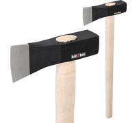 KOTARBAU® Marteau à hache 3 kg Hache manuelle Marteau à fendre avec manche en bois 90 cm Hache de camping Hache universelle Hachette à fendre pour le jardin et la forêt