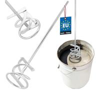 KOTARBAU® Mélangeur de mortier Malaxeur à spirale 80-120mm SDS Plus pour ciment Enduit Plâtre Peinture Panier d'agitation Agitateur hélicoïdal Agitateur rond Agitateur pour peinture Fouet pour plâtre