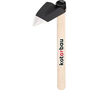 KOTARBAU® Mini binette Feuille de cœur 110 x 70 mm avec manche 40 cm pour petites plantes Petite binette Bineuse de jardin Bineuse de désherbage Bineuse de plantation Outil de jardin pour transplanter