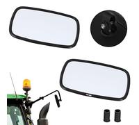 KOTARBAU® Miroir de tracteur Universel 14,5 x 23 cm 2 pièce | Retroviseur Tracteur Agricole | Miroir pour machines agricoles | miroir réglable tracteur | Miroir en PVC | Miroir pour Excavateur