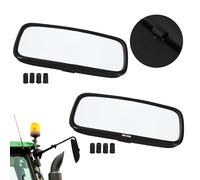KOTARBAU® Miroir De Tracteur Universel 36,5x19 cm 2 Pièce | Rétroviseur Tracteur Agricole | Miroir Pour Machines Agricoles | Miroir Réglable Tracteur | Miroir En PVC | Miroir Pour Excavateuc