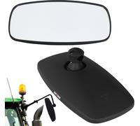 KOTARBAU® Miroir tracteur universel 32 x 17 cm PVC 1 pièce Miroir tracteur camion Miroir de recul avec support Miroir agriculture