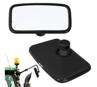 KOTARBAU® Miroir Universel À Bouton Pour Tracteur et Machines Agricoles 25x16,5cm - Rétroviseur Réglable en PVC Pour Excavateur - 1 Pièce