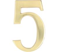 KOTARBAU® Numéro de maison 3D chiffre "5" en laiton 20 cm Numéro de porte pour maisons lotissements hôtels appartements 100% laiton