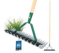 KOTARBAU® Outil de scarification double face utile pour améliorer la qualité de la pelouse dans votre jardin