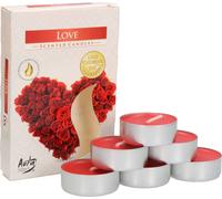KOTARBAU® Pack de 6 bougies parfumées Bougies chauffe-plat Love Durée de combustion 4 heures