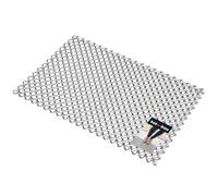 KOTARBAU® Paillasson 64 x 40 cm en Fil d'acier galvanisé Paillasson en Fil de métal | Paillasson Metal | Paillasson Chaussures | Paillasson en Fil tressé