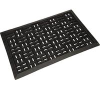 KOTARBAU® Paillasson caoutchouc avec inserts en coco 40x60cm antidérapant Tapis de propreté Paillasson de porte pour essuyer les chaussures