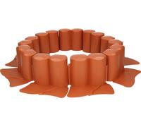 KOTARBAU® Palissade de jardin 100mm x 3,02m rouge brique pour délimiter les pelouses et les trottoirs