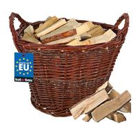 KOTARBAU® Panier en osier avec anses universel pour le rangement et les fleurs Ø 40 cm