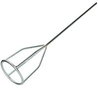 KOTARBAU® Panier mélangeur Mélangeur 100 mm pour plâtre Mortiers Colles Enduit Peintures Mélangeur hélicoïdal Mélangeur de peinture Mélangeur rond Mélangeur de peinture