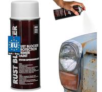 KOTARBAU® peinture antirouille en spray pour métal 400 ml blanc RAL 9010 zinc antirouille pour clôture de jardin portails bricolage