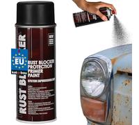 KOTARBAU® peinture antirouille en spray pour métal 400 ml noir RAL 9005 zinc antirouille pour clôture de jardin portails aérosol DIY