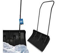 KOTARBAU® Pelle À Neige avec Roues 80 cm Pelle À Neige avec Profil en Aluminium Pelle À Neige avec Manche en Métal ECO Snow Clearer Noir