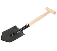 KOTARBAU® Pelle de champ, 60 cm, avec manche en bois, bords tranchants pour les activités de plein air