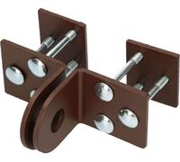 KOTARBAU® Pêne dormant 50 mm Fermeture de cave Pêne dormant de sécurité pour cadenas Serrure Dispositif de ferrure de porte Cadenas de porte Vissage
