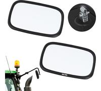 KOTARBAU® Petit rétroviseur de tracteur Universel 18 x 12,5 cm PVC 2 pièces Rétroviseur extérieur de tracteur avec support
